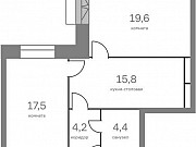 2-комнатная квартира, 61 м², 9/9 эт. Москва