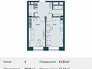 1-комнатная квартира, 39 м², 3/8 эт. Москва