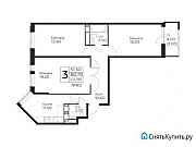 3-комнатная квартира, 80 м², 4/19 эт. Москва