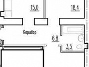 2-комнатная квартира, 62 м², 7/9 эт. Самара