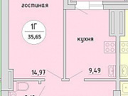 1-комнатная квартира, 36 м², 11/12 эт. Новосибирск