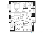 2-комнатная квартира, 57 м², 14/14 эт. Москва