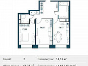 2-комнатная квартира, 65 м², 22/29 эт. Москва