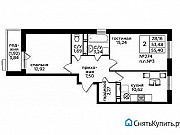 2-комнатная квартира, 55 м², 7/12 эт. Москва