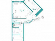 3-комнатная квартира, 63 м², 17/17 эт. Новосибирск