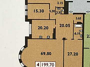 4-комнатная квартира, 199 м², 4/6 эт. Санкт-Петербург