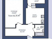 1-комнатная квартира, 44 м², 12/14 эт. Брянск