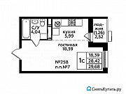 1-комнатная квартира, 29 м², 5/12 эт. Москва