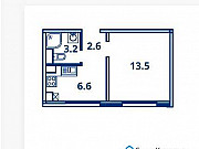 1-комнатная квартира, 25 м², 2/4 эт. Москва