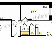 2-комнатная квартира, 55 м², 8/17 эт. Владимир