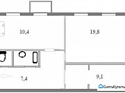 1-комнатная квартира, 51 м², 5/5 эт. Санкт-Петербург