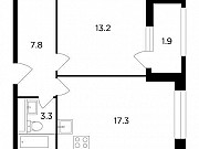 1-комнатная квартира, 43 м², 2/20 эт. Москва