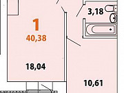 1-комнатная квартира, 40 м², 4/10 эт. Саратов