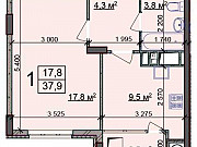 1-комнатная квартира, 38 м², 8/26 эт. Рязань