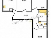 3-комнатная квартира, 82 м², 2/15 эт. Владимир