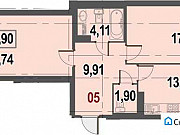 2-комнатная квартира, 66 м², 2/10 эт. Санкт-Петербург