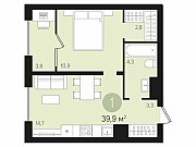 1-комнатная квартира, 39 м², 6/14 эт. Видное