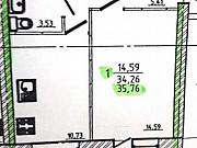 1-комнатная квартира, 36 м², 3/3 эт. Брянск