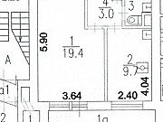 Комната 20 м² в 1-ком. кв., 1/14 эт. Москва