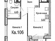 2-комнатная квартира, 34 м², 11/17 эт. Ижевск