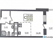 Студия, 27 м², 16/25 эт. Санкт-Петербург