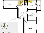 3-комнатная квартира, 82 м², 9/14 эт. Владимир