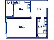 1-комнатная квартира, 35 м², 3/4 эт. Нахабино