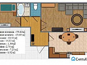 2-комнатная квартира, 60 м², 6/9 эт. Йошкар-Ола