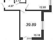 1-комнатная квартира, 40 м², 8/23 эт. Санкт-Петербург