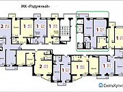 1-комнатная квартира, 46 м², 2/17 эт. Красноярск