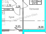 1-комнатная квартира, 39 м², 7/17 эт. Оренбург