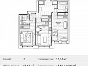 2-комнатная квартира, 63 м², 18/29 эт. Москва