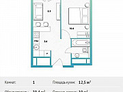 1-комнатная квартира, 30 м², 26/30 эт. Москва