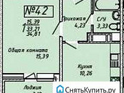 1-комнатная квартира, 34 м², 7/16 эт. Брянск
