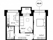 2-комнатная квартира, 48 м², 1/3 эт. Москва