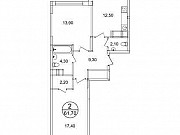 2-комнатная квартира, 61 м², 9/12 эт. Москва