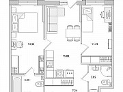 3-комнатная квартира, 61 м², 2/14 эт. Санкт-Петербург