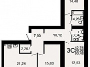 3-комнатная квартира, 96 м², 7/14 эт. Рязань
