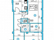 2-комнатная квартира, 57 м², 4/8 эт. Санкт-Петербург