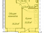 1-комнатная квартира, 37 м², 2/11 эт. Димитровград