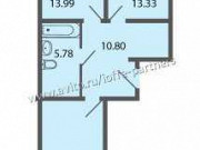 2-комнатная квартира, 65 м², 10/17 эт. Владимир