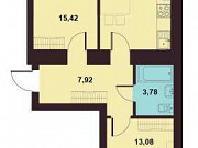 2-комнатная квартира, 56 м², 4/10 эт. Калининград