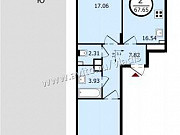 2-комнатная квартира, 68 м², 2/19 эт. Владимир