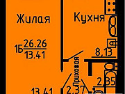 1-комнатная квартира, 27 м², 2/3 эт. Таганрог