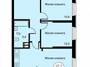 3-комнатная квартира, 74 м², 6/25 эт. Красноярск