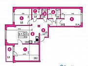 3-комнатная квартира, 76 м², 3/8 эт. Санкт-Петербург