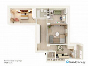 3-комнатная квартира, 79 м², 5/22 эт. Челябинск