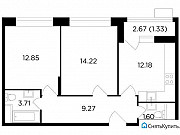 2-комнатная квартира, 55 м², 8/22 эт. Москва