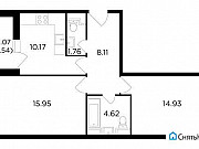 2-комнатная квартира, 57 м², 8/22 эт. Москва