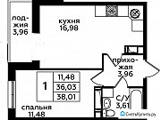 1-комнатная квартира, 38 м², 4/5 эт. Михайловск